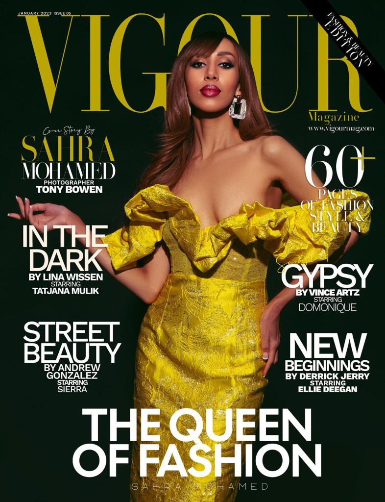 Sahra Mohamed's January 2023 Vogue Cover